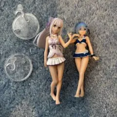 リゼロ ガチャガチャフィギュア レム エミリア