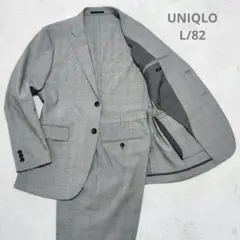 ✨美品✨UNIQLO 感動ジャケットパンツ セットアップ グレンチェック 洗える