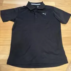 Puma ブラック ポロシャツ　ゴルフ