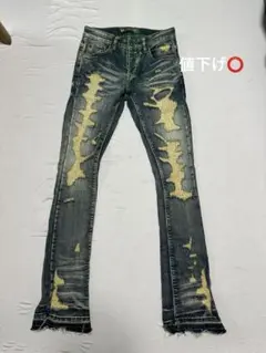 VALABASAS ダメージ加工 デニムパンツ - メルカリ