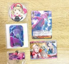 プロセカ　小豆沢こはね　グリ缶&カード等5点