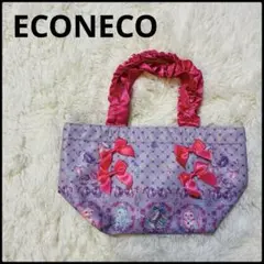 【ECONECO】エコネコ フリル トートバッグ リボン ゆめかわ ユニコーンのサムネイル