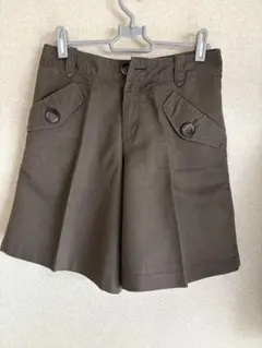 ユニクロ　ブラウン ポケット付き ショートパンツ