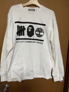 BAPE × UNDEFEATED × Timberland ロンT Mサイズ