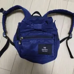 BeBe Votre chose ネイビー リボン付き小型リュック