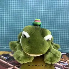 カエルの親子【ぬいぐるみとフィギュア】