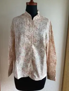 Marienne ペイズリー柄 長袖シャツ