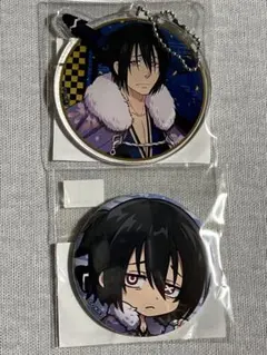 まるくじ　炎炎ノ消防隊　新門紅丸　紅丸　アクリルキーホルダー　缶バッジ