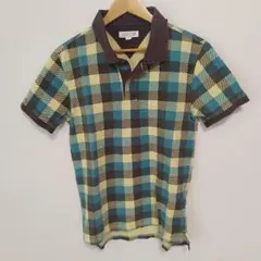 Mサイズ TOMMY ポロシャツ チェック柄