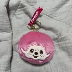 モンチッチ フェイス キーホルダー ピンク