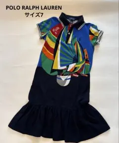ポロラルフローレン ヨット柄ワンピース サイズ7