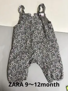 ZARA 花柄ロンパース オーバーオール