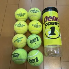 Dunlop Fort & Penn Court 1 テニスボール 6個セット
