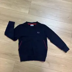 ネイビー 長袖トレーナー ポケット付き　ＪPRESS