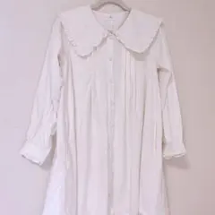 merry jenny シャツワンピース ホワイト