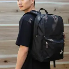 バッグ Lamb Skin Leather Market Knapsack BLACK Local Made Lamb Skin Leather Market Knapsack | Lemontea