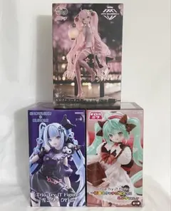 初音ミク プライズ フィギュア まとめ売り 3点