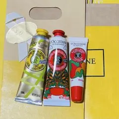 ロクシタン テ・アールグレイ スノーシア ハンドクリーム他とリップバーム・紙袋②