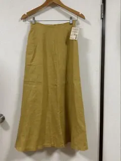 無印良品　フレンチリネン　スカート　麻のサムネイル