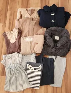 女の子　コート　ワンピース　トップス等　110~120　まとめ売り　12点