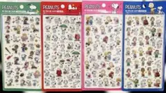 韓国限定　PEANUTS スヌーピー 3Dシール 4枚セット
