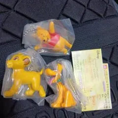 ディズニーキャラクター カラーコレクションチャーム イエロー ３種セット