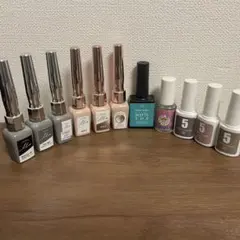 【値下げ交渉可】SHINY GEL ジェルネイルセットのサムネイル