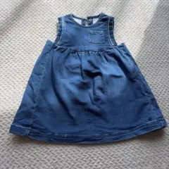 プチバトー　デニム　ジャンパースカート