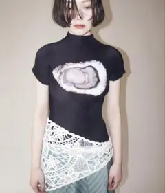 musubore pleatsed tops / プリーツプリントトップス
