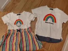 moujonjon レインボーTシャツ 2枚セット