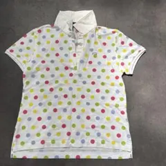 23区 SPORT レディース ポロシャツ ドット柄のサムネイル