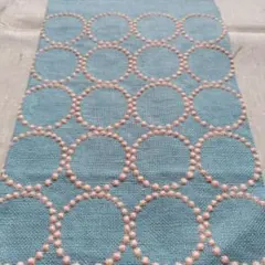 ミナペルホネン　タンバリン　ライトブルー はぎれ