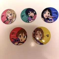 けいおん 2011ライブ限定 缶バッチ 5個セット - メルカリ