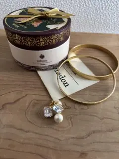 petiterobenoire コットンパール＆ストーンデザインイヤーカフのサムネイル