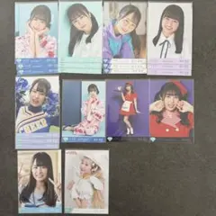 櫻坂46 山川宇衣 生写真 20種 摩擦係数 赤白 赤緑 水色 ギンガム