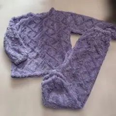 DayCloset パープル フリースパジャマ