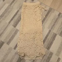 ベージュ レース タイトスカートのサムネイル