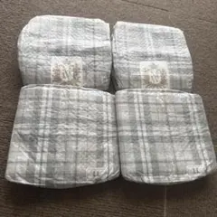 LLサイズ チェック柄 マナーパッド 4枚セット