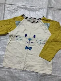 ベイビーチアー　動物顔デザイン Tシャツ　100