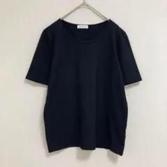 エレメントオブシンプルライフ コットン 半袖 Tシャツ M 黒 無地 シンプル