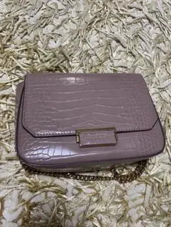 CHARLES & KEITH クロコダイル風ショルダーバッグ