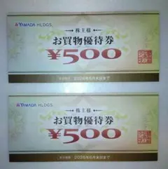ヤマダホールディングス　優待券　　　　＋　おまけ　＋　おまけ