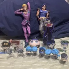 ジョジョの奇妙な冒険 フィギュア(ジョナサン、ジョルノ)などグッズセット