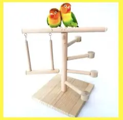 ことり止まり木　アスレチック　インコ　文鳥　ブランコ　小鳥止まり木