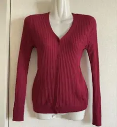 .NナチュラルビューティーベーシックVネックカーディガン　カットソー