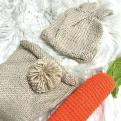 ニューボーンフォトセット（ラグマット付き）