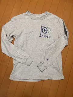 champion グレー　ロングTシャツ