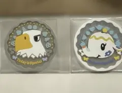 どうぶつの森 アポロ ティーナ　クリアラバー　コースター ガチャ