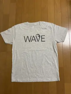 グラニフ　WAVE ロゴ 半袖Tシャツ グレーのサムネイル