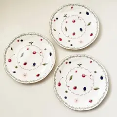 【美品】ノリタケ ポートショア ケーキプレート 3枚セット 18cm 皿のサムネイル